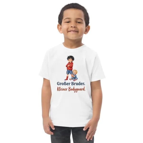 Produktfoto: Kleinkind-Shirt „Großer Bruder. Kleiner Bodyguard.“