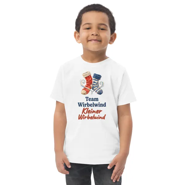Produktfoto: Kleinkind-Shirt „Team Wirbelwind: Kleiner Wirbelwind“