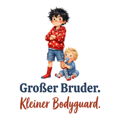 Motiv „Großer Bruder. Kleiner Bodyguard.“